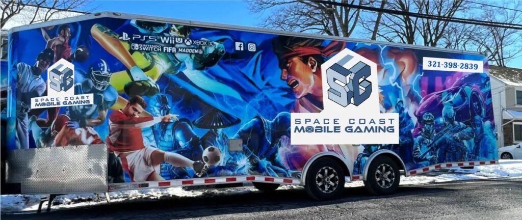 Video game truck party in Melbourne and Florida Space Coast area